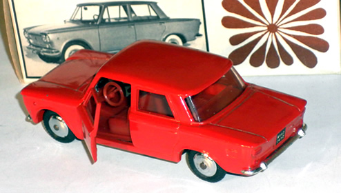 Modellino in miniatura Fiat 1500 1/43 Starline rosso 1961 - Modellini -automobile.it